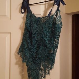 Dark teal bodysuit